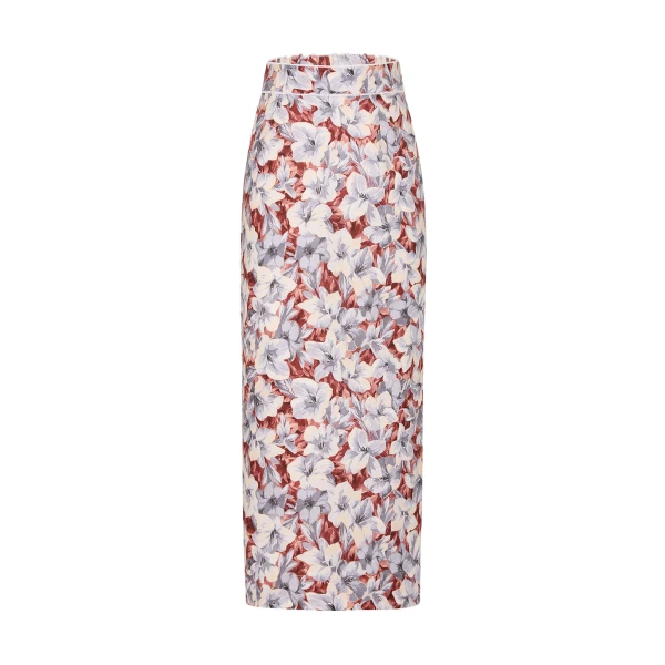 Emma Pencil Skirt - Lily Garden by Posse the Label ‚Äì luxury skirts in Multicolour available at Luxury Shoes 