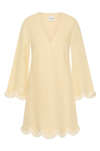 Essie Kaftan - Dusty Citron by Posse the Label ‚Äì luxury dresses in Yellow available at Luxury Shoes 