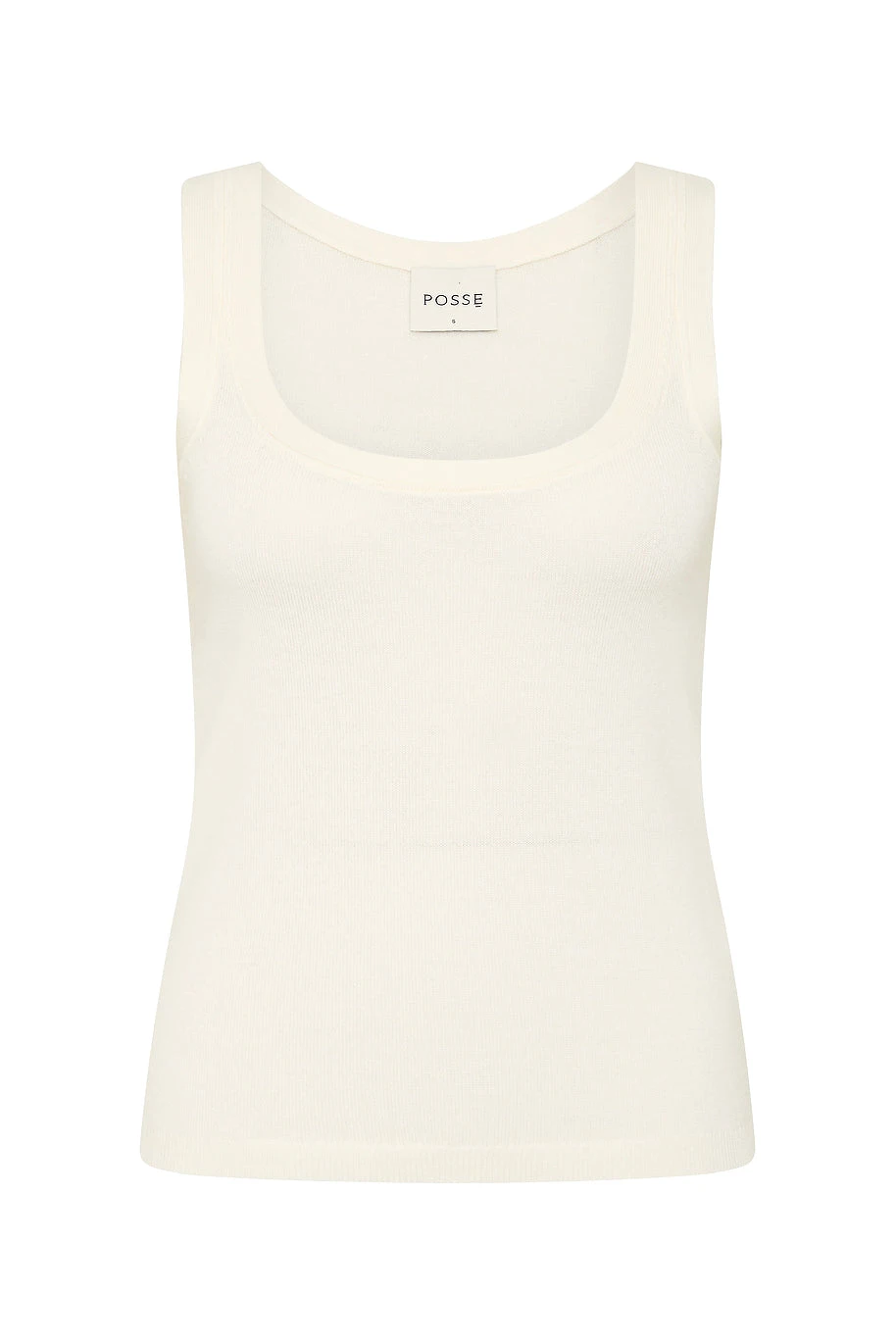 Posse Finley Tank - Cream – Minimalist Sustainable Tops | Luxury Shoes Finley Tank - Cream by Posse the Label ‚Äì luxury tops in Ivory available at Luxury Shoes