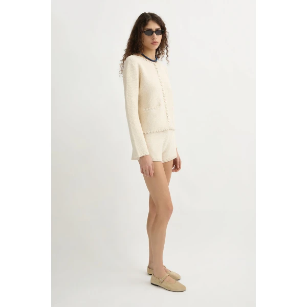 Posse Harlan Jacket - Cream – sustainable Jackets in Ivory from Australian designer at Luxury Shoes .