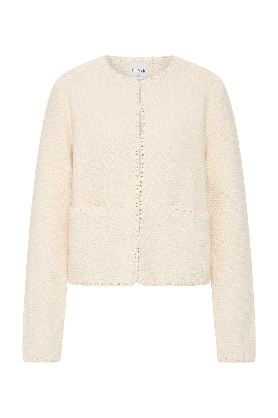 Posse Harlan Jacket - Cream – Minimalist Sustainable Jackets | Luxury Shoes Harlan Jacket - Cream by Posse the Label ‚Äì luxury jackets in Ivory available at Luxury Shoes