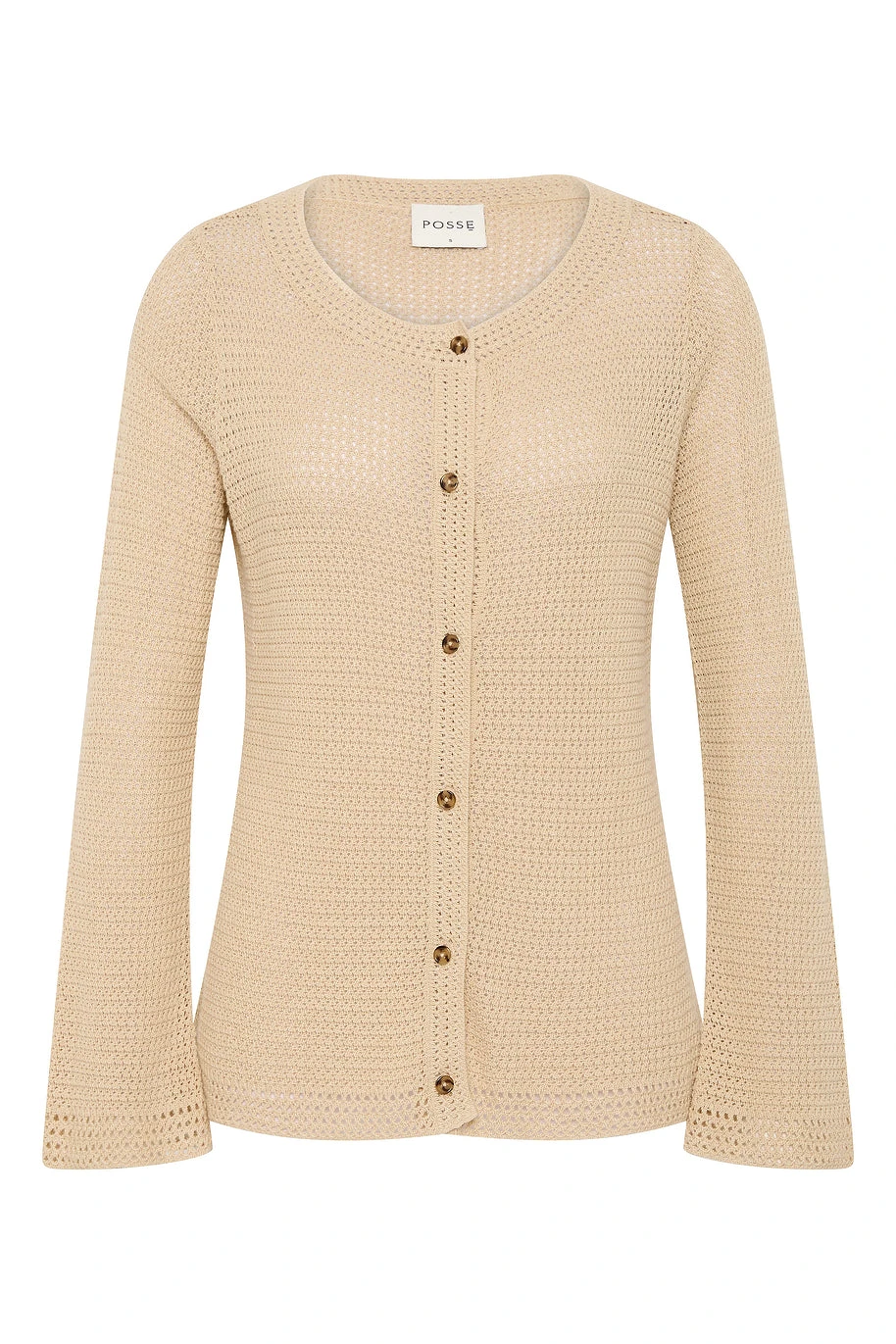 Posse Lennon Cardigan - Beige – Minimalist Sustainable Knitwear | Luxury Shoes Lennon Cardigan - Beige by Posse the Label ‚Äì luxury knitwear in Beige available at Luxury Shoes