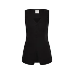 Lorenzo Tailored Vest - Black by Posse the Label ‚Äì luxury jackets in Black available at Luxury Shoes 