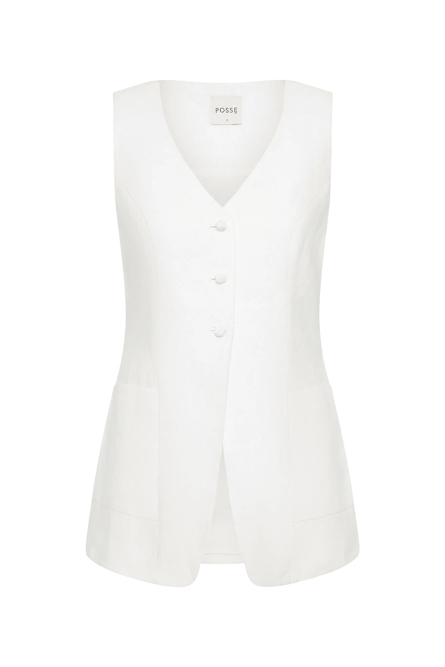 Posse Lorenzo Tailored Vest - Ivory – Minimalist Sustainable Jackets | Luxury Shoes Lorenzo Tailored Vest - Ivory by Posse the Label ‚Äì luxury jackets in Ivory available at Luxury Shoes