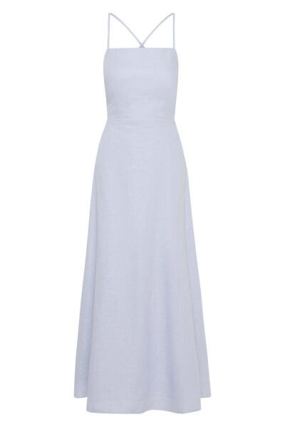 Lori Dress - Silver Blue by Posse the Label ‚Äì luxury dresses in Blue available at Luxury Shoes 