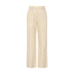 Mackenzie Trouser - Cream Pinstripe by Posse the Label ‚Äì luxury pants in Ivory available at Luxury Shoes 