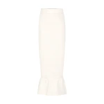 Posse Matilda Column Skirt - Cream – Minimalist Sustainable Skirts | Luxury Shoes Matilda Column Skirt - Cream by Posse the Label ‚Äì luxury skirts in Ivory available at Luxury Shoes