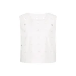 Posse Peggy Top - Vintage White – Minimalist Sustainable Tops | Luxury Shoes Peggy Top - Vintage White by Posse the Label ‚Äì luxury tops in White available at Luxury Shoes