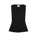 Posse Rio Vest - Black – Minimalist Sustainable Jackets | Luxury Shoes Rio Vest - Black by Posse the Label ‚Äì luxury jackets in Black available at Luxury Shoes