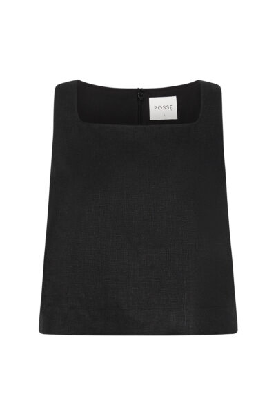 Val Top - Black by Posse the Label ‚Äì luxury tops in Black available at Luxury Shoes 