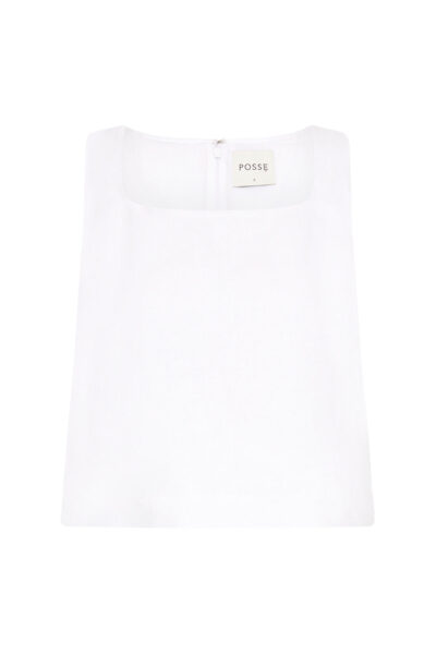 Val Top - Ivory by Posse the Label ‚Äì luxury tops in Ivory available at Luxury Shoes 