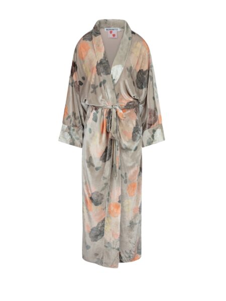 Bernadette Peignoir Silk Velvet