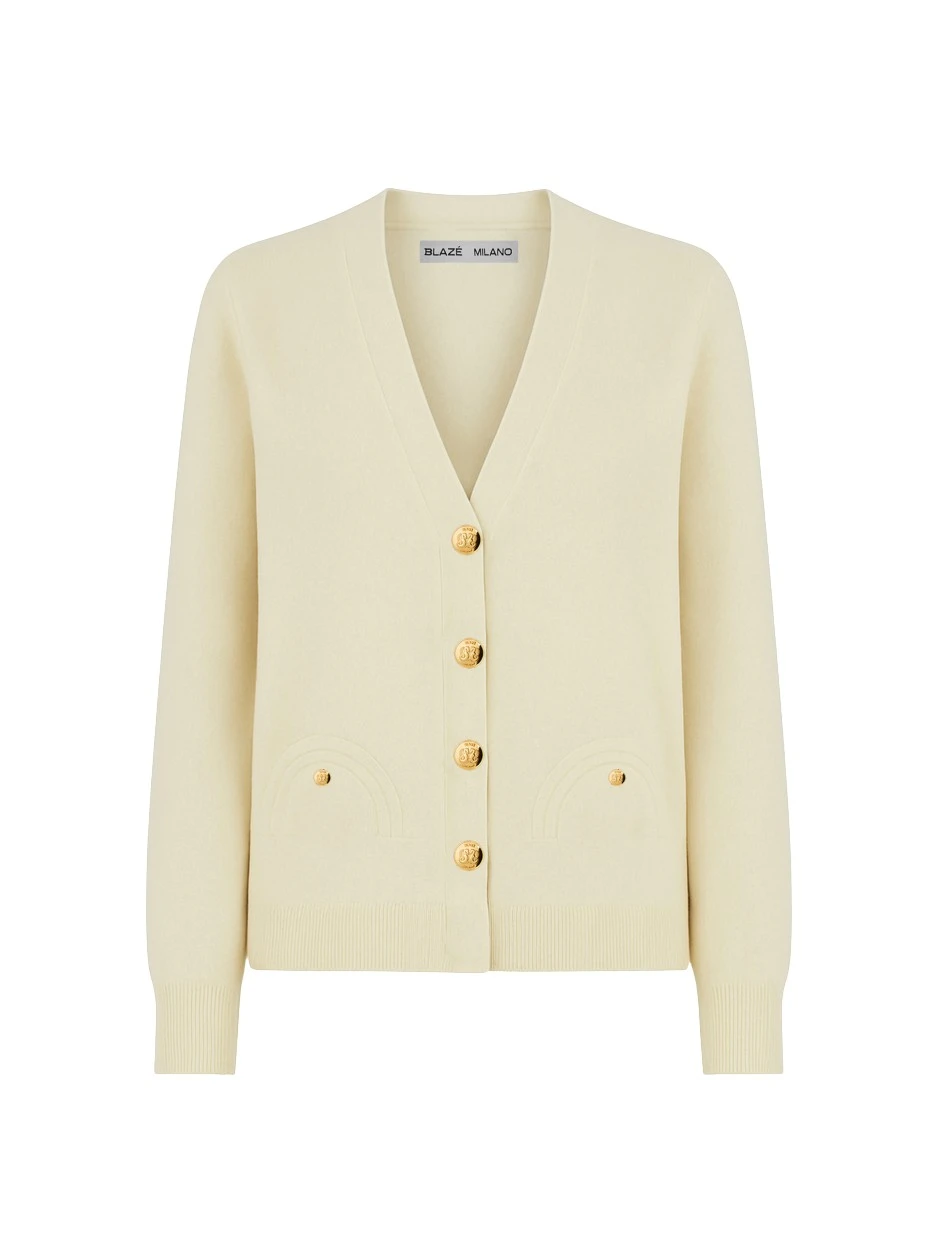 Blaze-Milano-Blaze-Milano-Naturale-Knitwear-688778_nobg Blaze Milano Knitwear luxury Cardigan from Luxury Handbags Marketplace