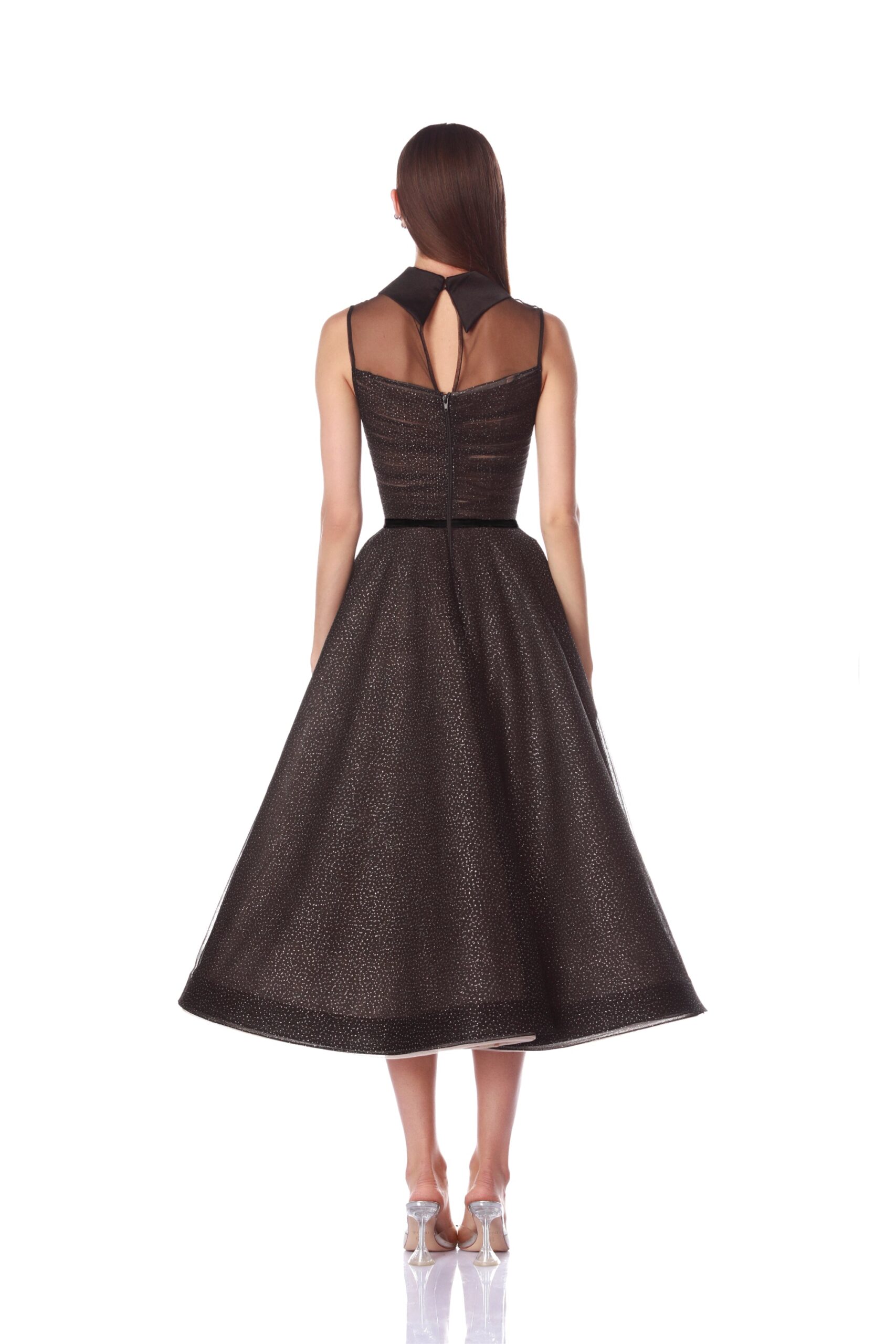 Bronx and Banco Charlotte Black Midi Dress Bronx and Banco Black Charlotte Black Midi Dress a harmonious blend of structured elegance and timeless sophistication