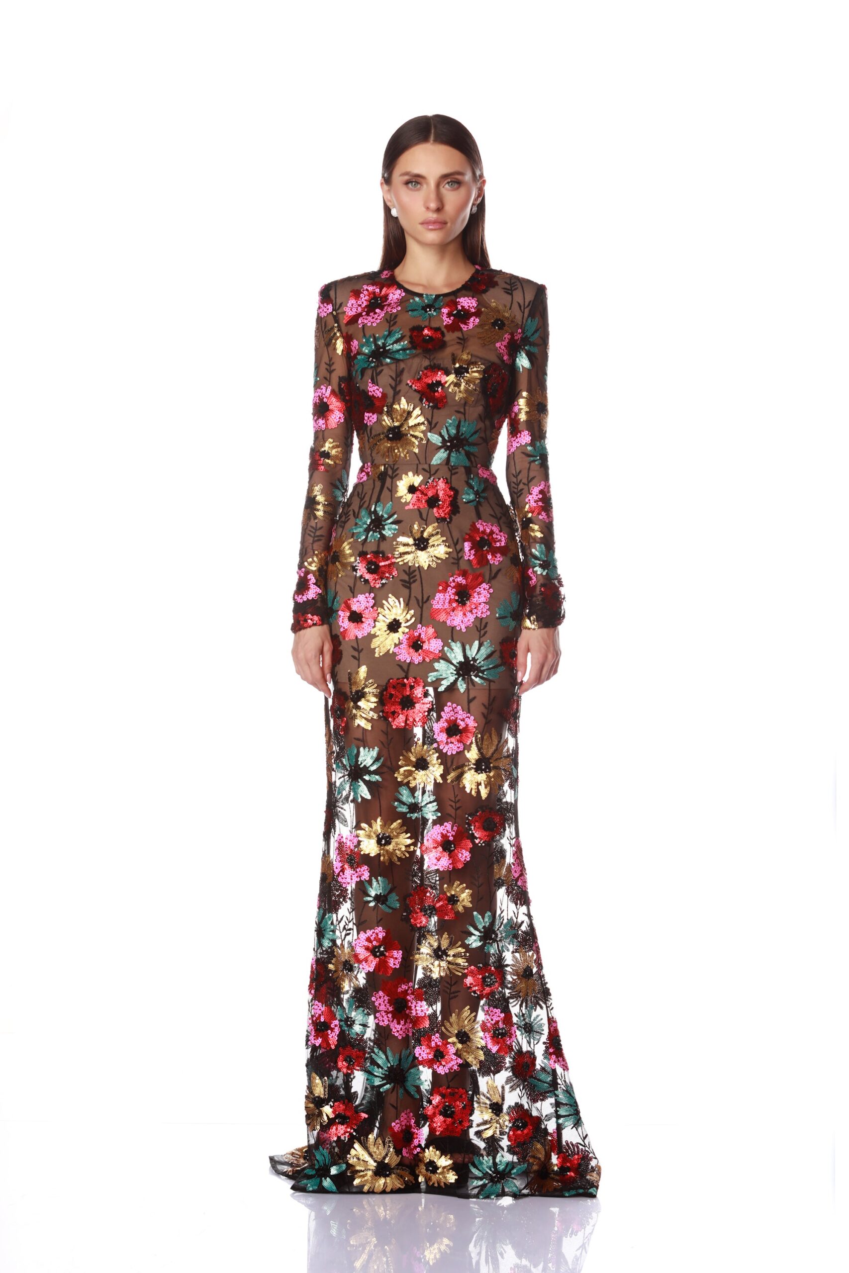 Bronx and Banco Francesca Gown Bronx and Banco Black Francesca Gown a harmonious blend of structured elegance and timeless sophistication
