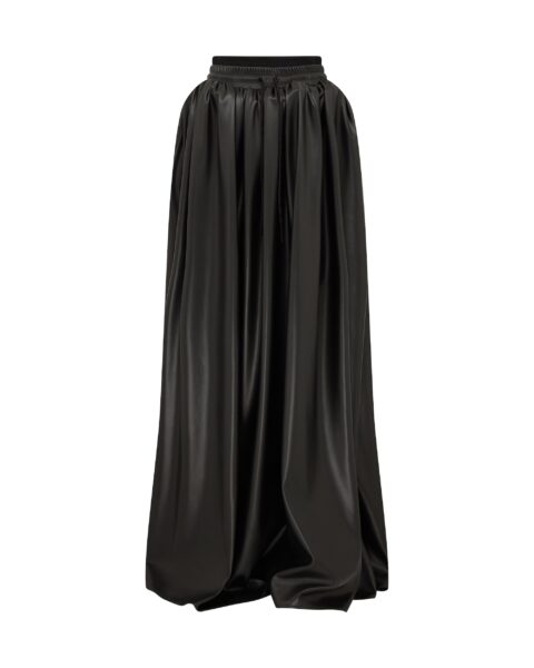 David Koma Faux Leather Maxi Skirt