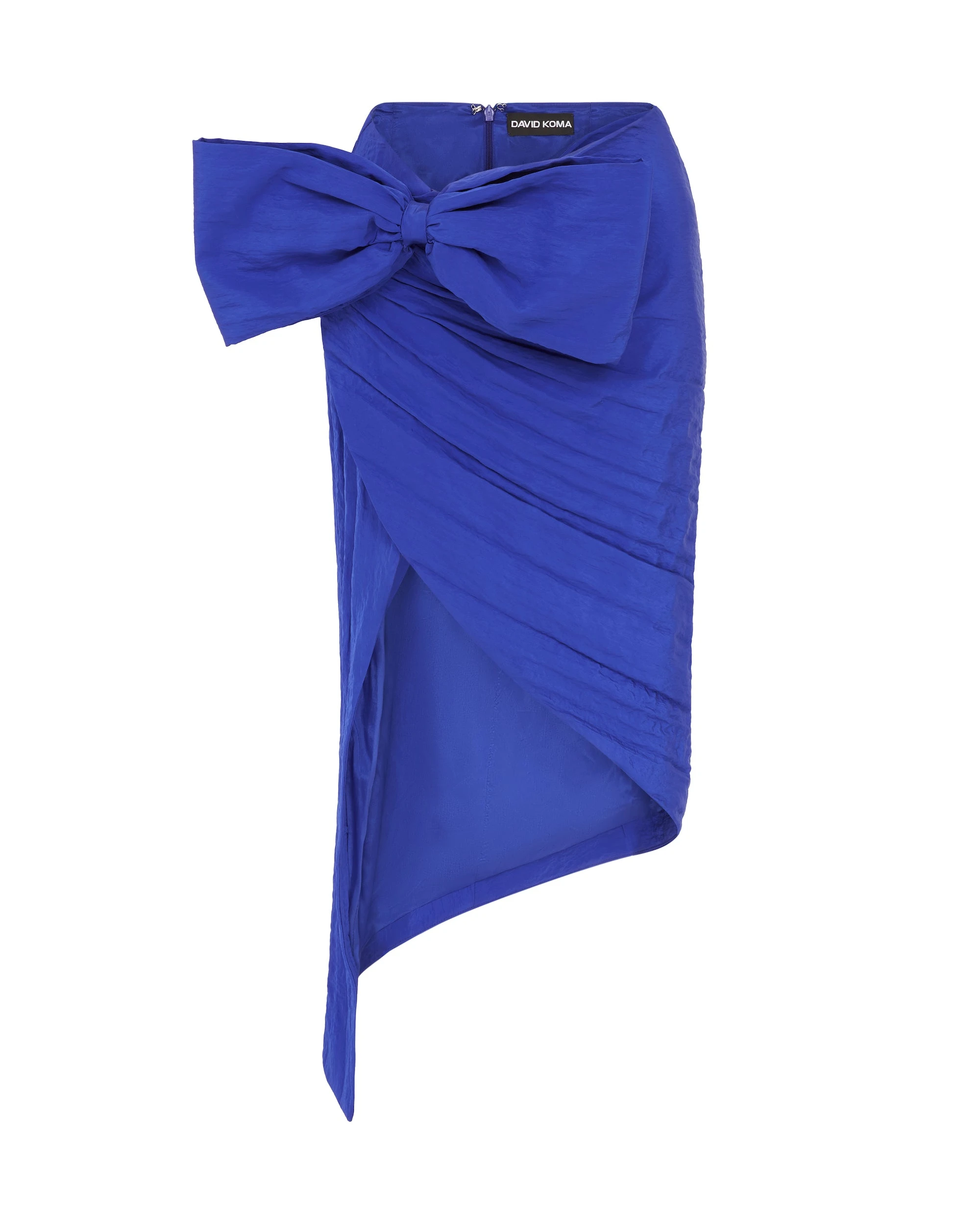 David Koma Oversized Bow Detail Asymmetric Skirt David Koma Oversized Bow Detail Asymmetric Skirt