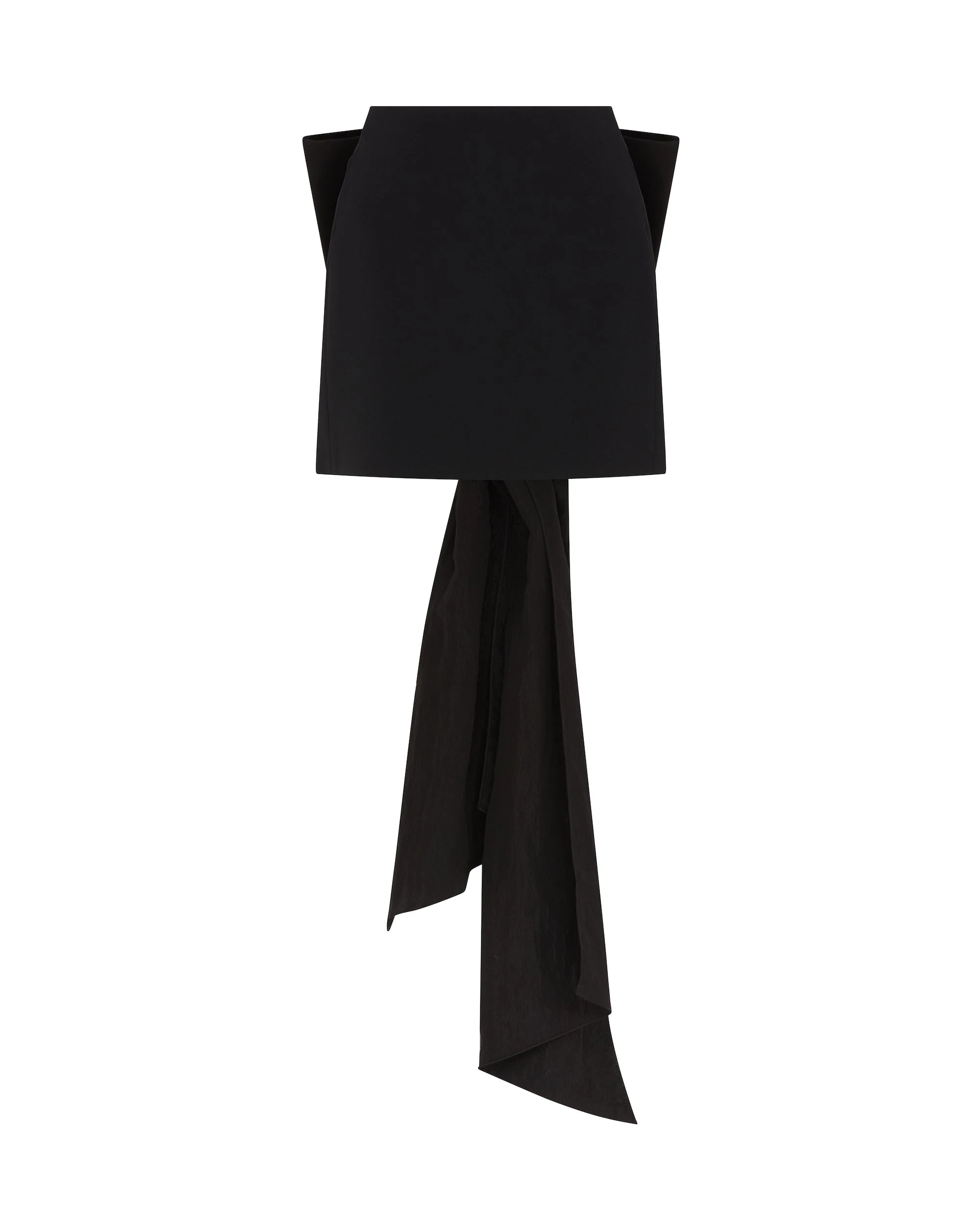 David Koma Oversized Bow Detail Mini Skirt David Koma Oversized Bow Detail Mini Skirt
