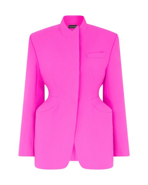 David Koma Padded Hip Detail Jacket