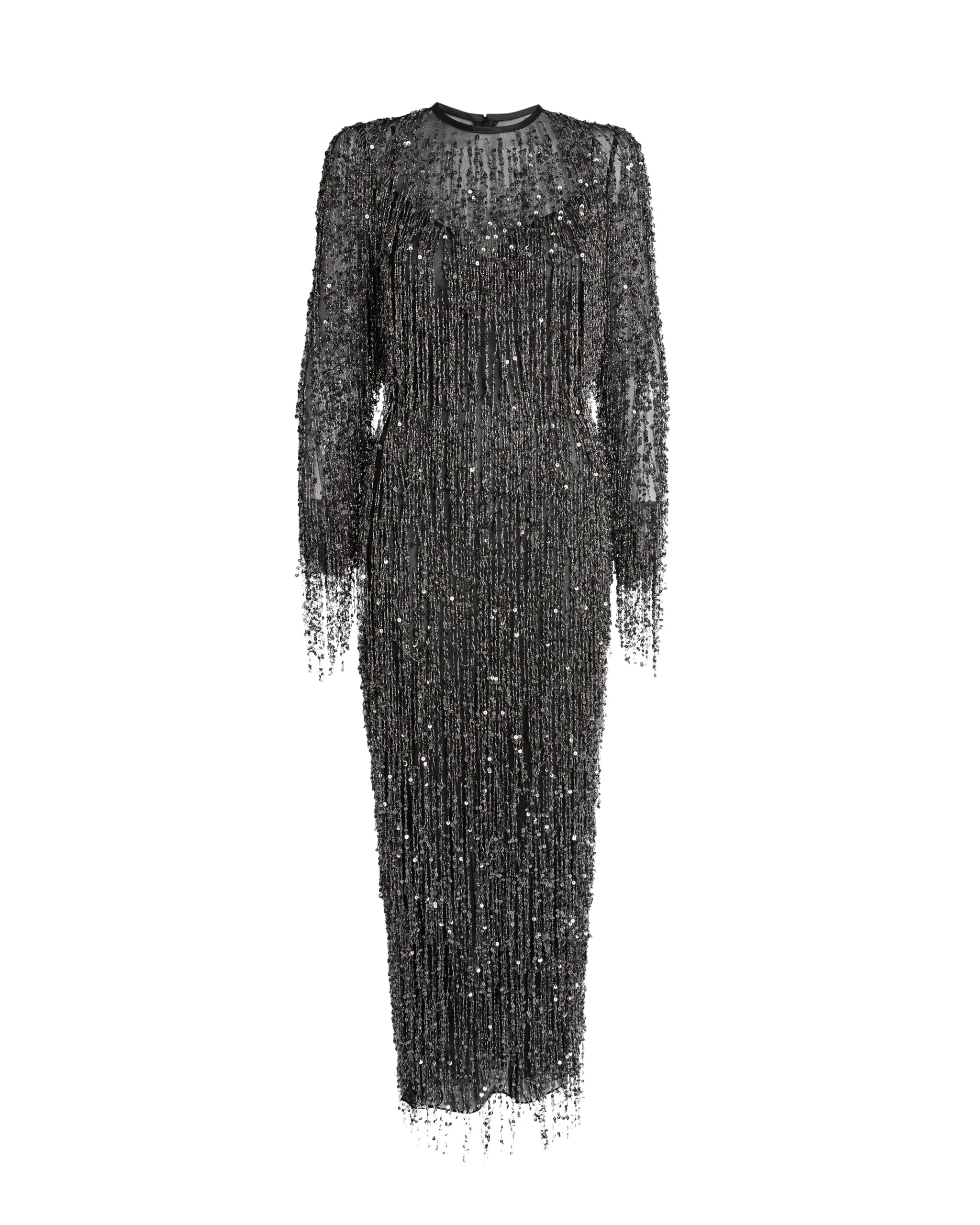 Safiyaa-Lyran-Midi-Dress-in-Black-with-Gunmetal-Coveti-scaled58558_nobg Safiyaa Dresses luxury Clothing from Luxury Handbags Marketplace