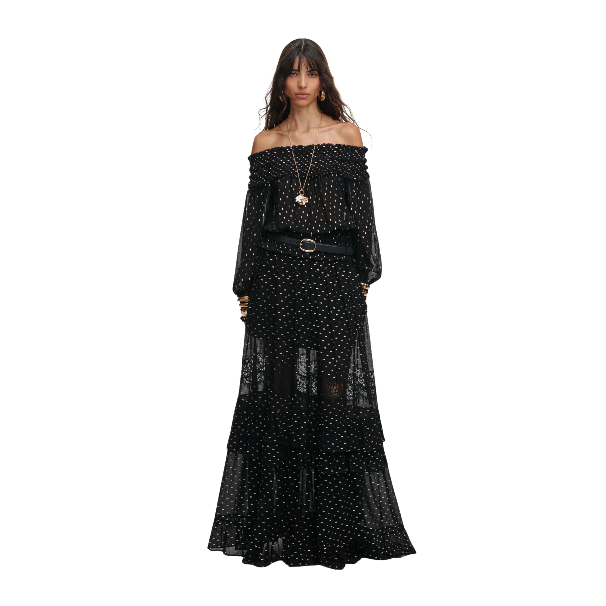 Self-Portrait-Black-And-Gold-Chiffon-Top-2025-coveti-5-scaled89189_nobg Self Portrait Tops luxury Clothing from Luxury Handbags Marketplace