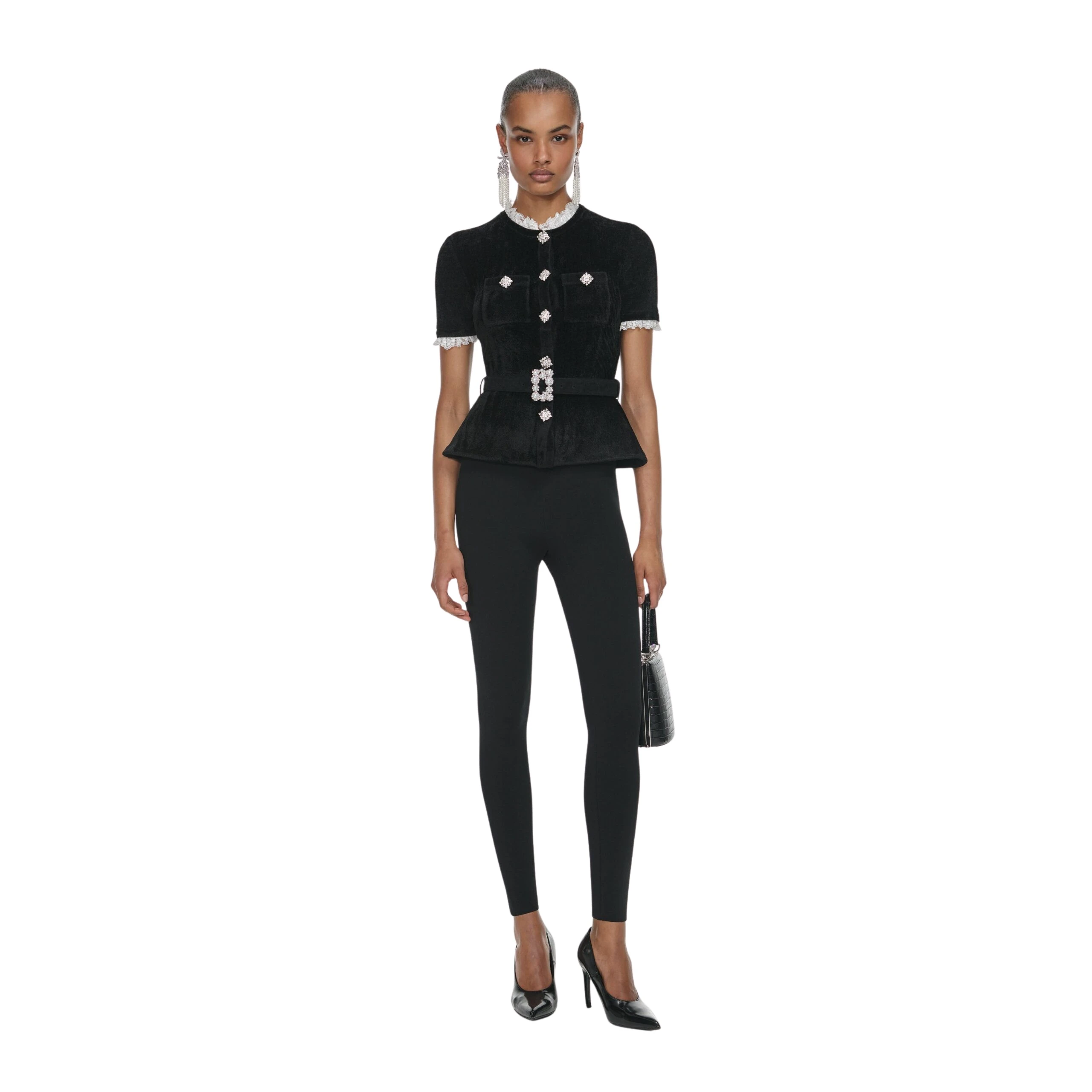 Self-Portrait-Black-Chenille-Knit-Top-2025-coveti-5-scaled79925_nobg Self Portrait Tops luxury Clothing from Luxury Handbags Marketplace