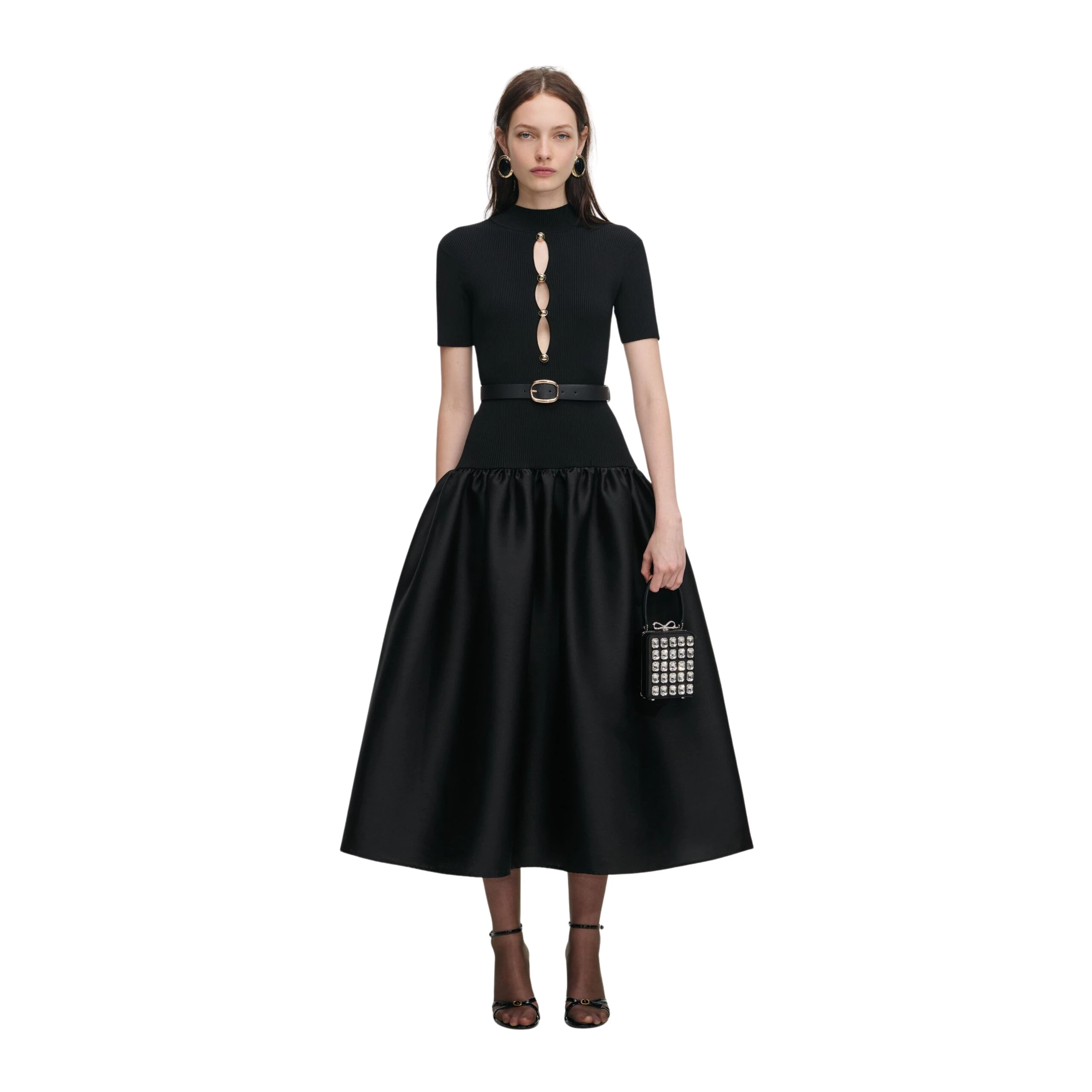 Self-Portrait-Black-Knit-Taffeta-Midi-Dress-2025-coveti-5-scaled14193_nobg Self Portrait Dresses luxury Clothing from Luxury Handbags Marketplace