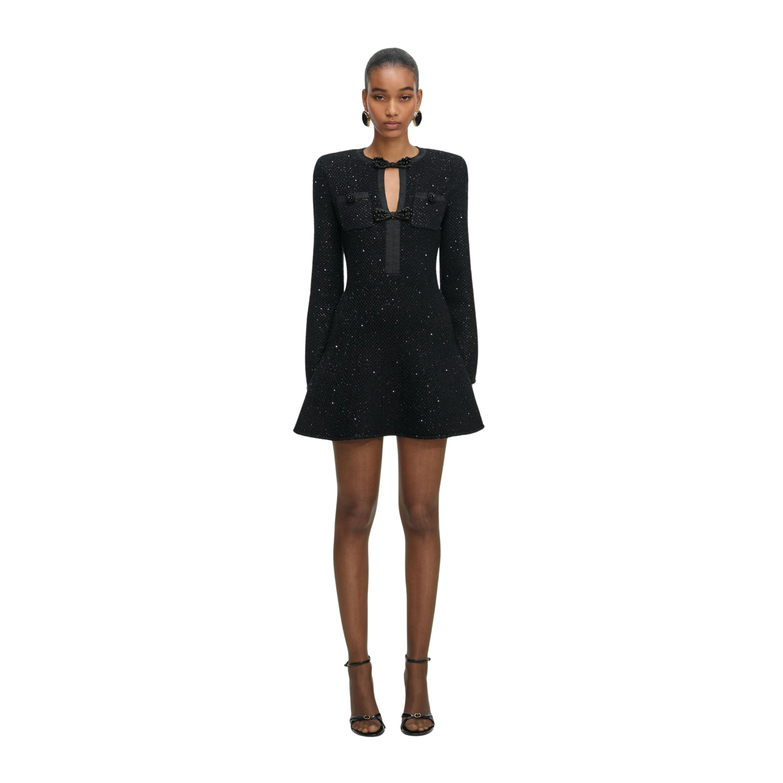Self-Portrait-Black-Sequin-Knit-Mini-Dress-2025-coveti-5-scaled25322_nobg Self Portrait Dresses luxury Clothing from Luxury Handbags Marketplace