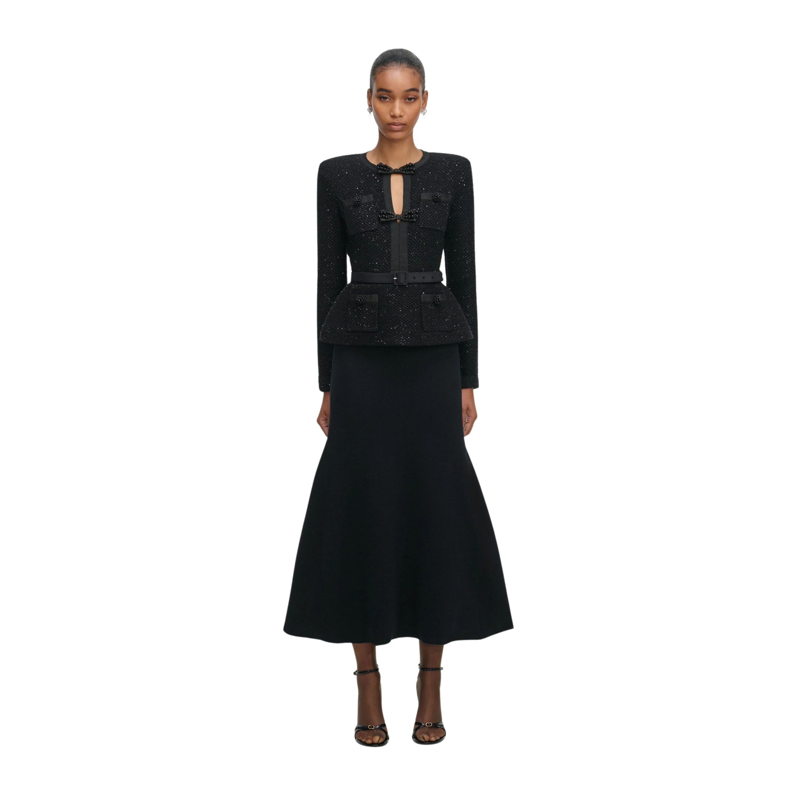 Self-Portrait-Black-Sequin-Knit-Tailored-Midi-Dress-2025-coveti-5-scaled70386_nobg Self Portrait Dresses luxury Clothing from Luxury Handbags Marketplace