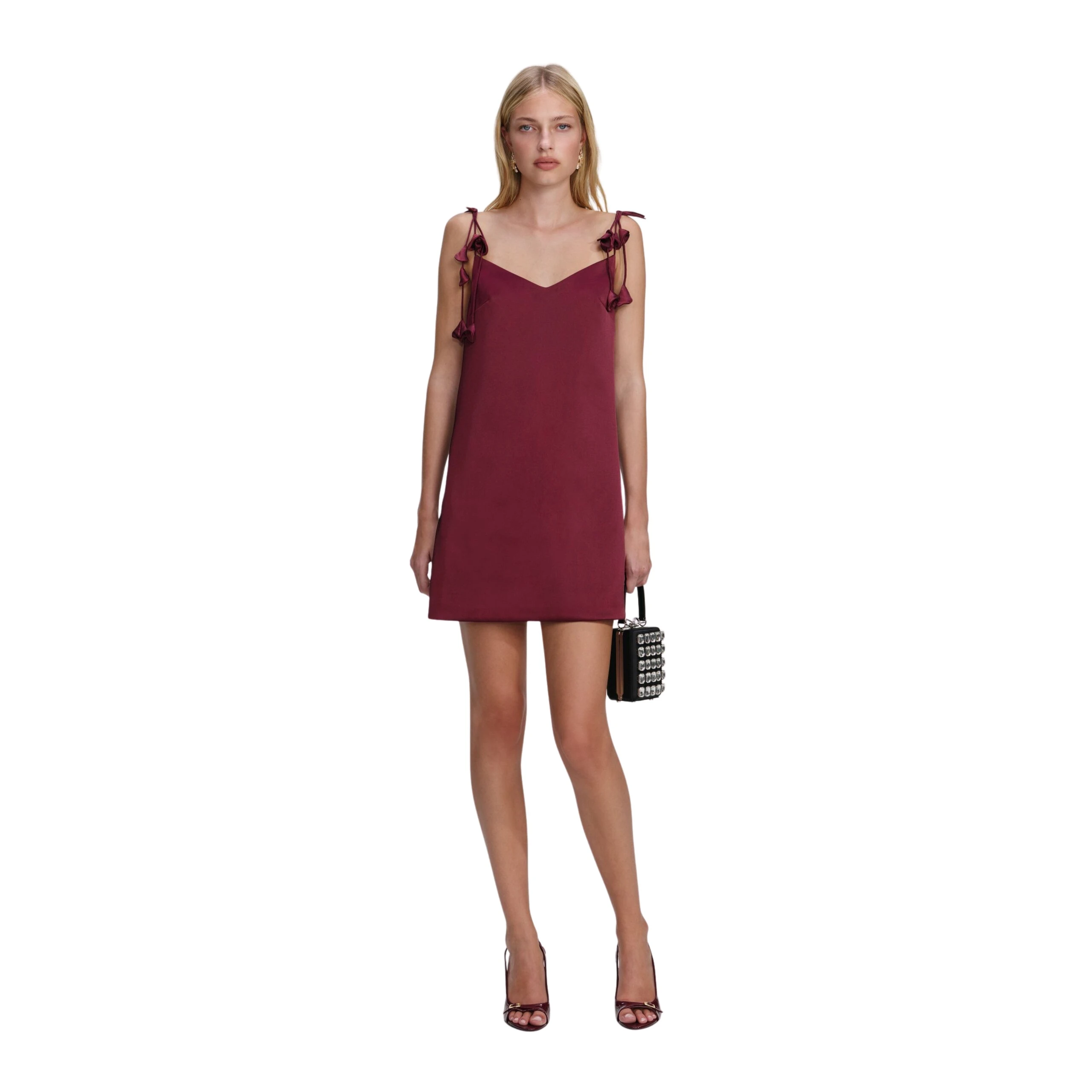 Self-Portrait-Burgundy-Satin-Flower-Mini-Dress-2025-coveti-5-scaled69393_nobg Self Portrait Dresses luxury Clothing from Luxury Handbags Marketplace