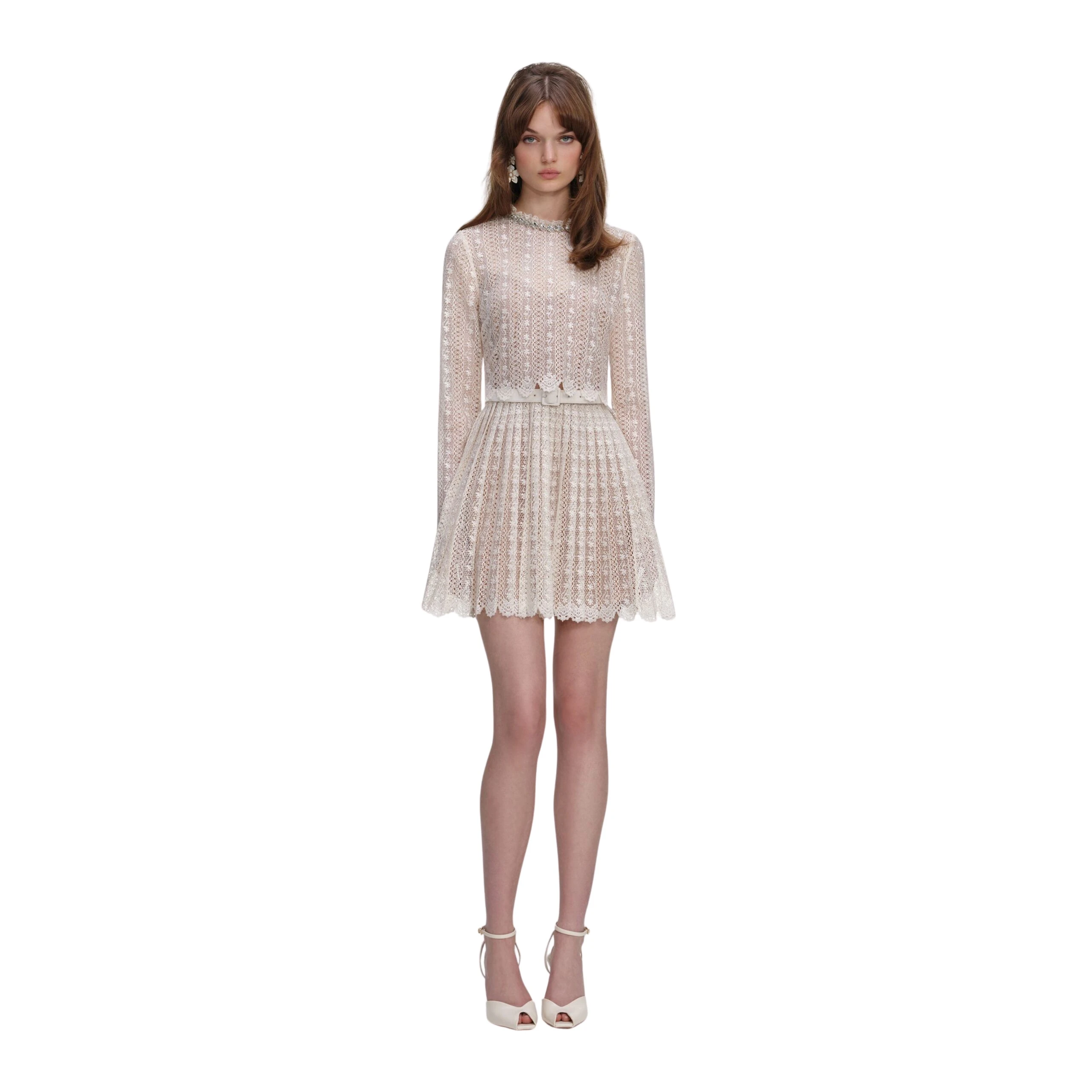 Self-Portrait-Cream-Organza-Lace-Mini-Dress-2025-coveti-5-scaled73390_nobg Self Portrait Dresses luxury Clothing from Luxury Handbags Marketplace