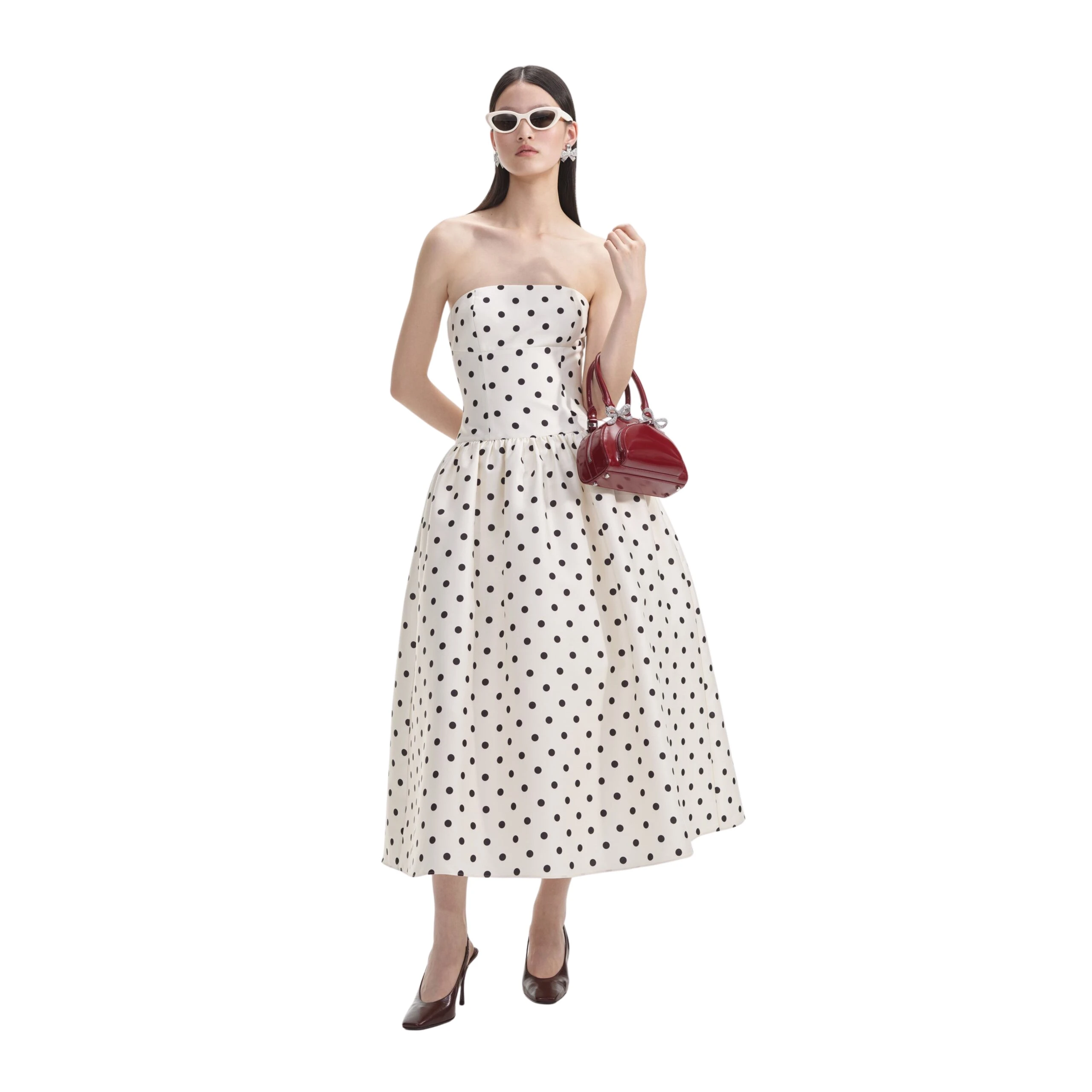 Self-Portrait-Cream-Polka-Dot-Taffeta-Midi-Dress-2025-coveti-5-scaled21086_nobg Self Portrait Dresses luxury Clothing from Luxury Handbags Marketplace