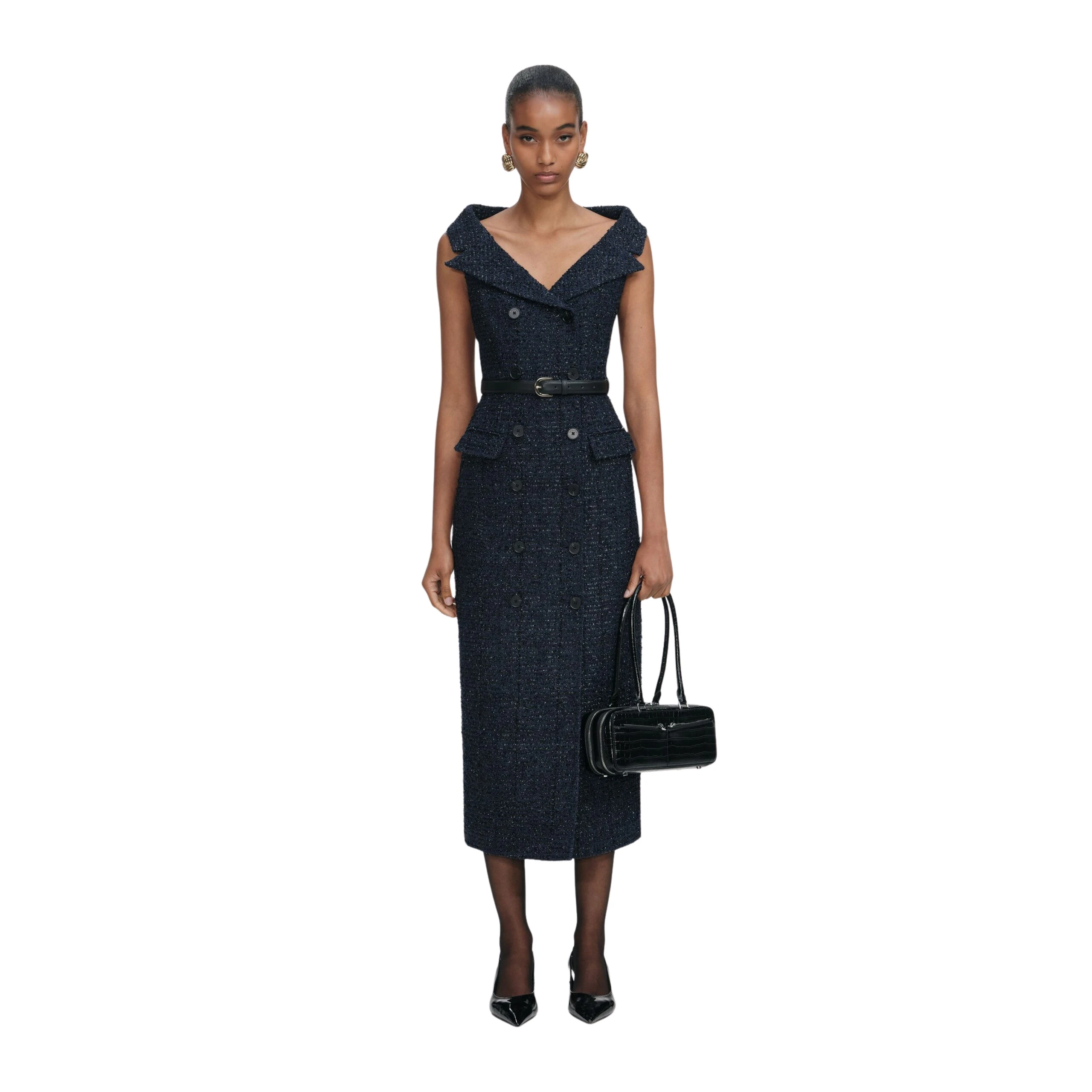 Self-Portrait-Navy-Boucle-Midi-Dress-2025-coveti-5-scaled16636_nobg Self Portrait Dresses luxury Clothing from Luxury Handbags Marketplace