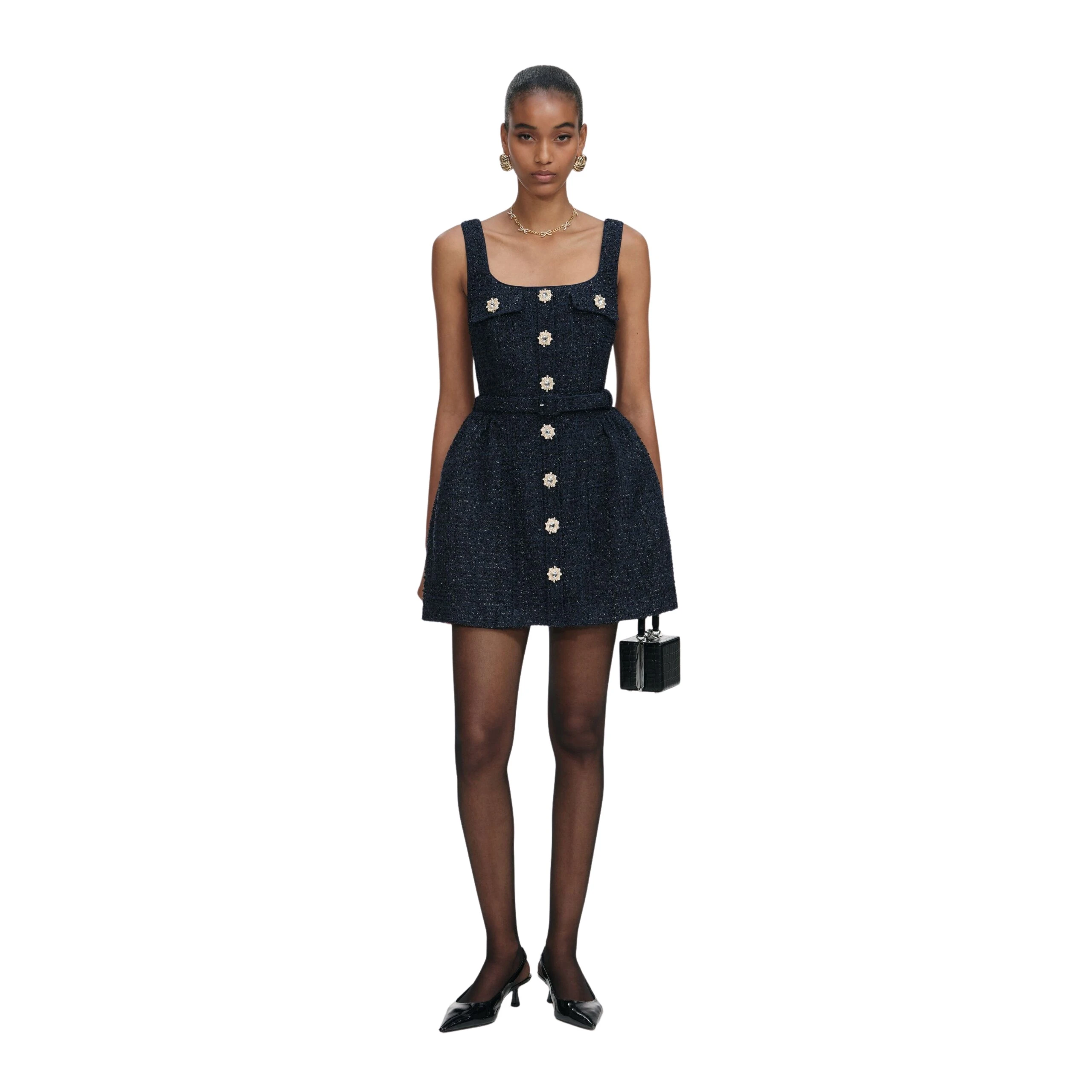 Self-Portrait-Navy-Boucle-Sleeveless-Mini-Dress-2025-coveti-5-scaled58246_nobg Self Portrait Dresses luxury Clothing from Luxury Handbags Marketplace