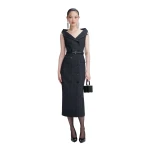 Self-Portrait-Navy-Herringbone-Wool-Midi-Dress-2025-coveti-5-scaled81395_nobg Self Portrait Dresses luxury Clothing from Luxury Handbags Marketplace