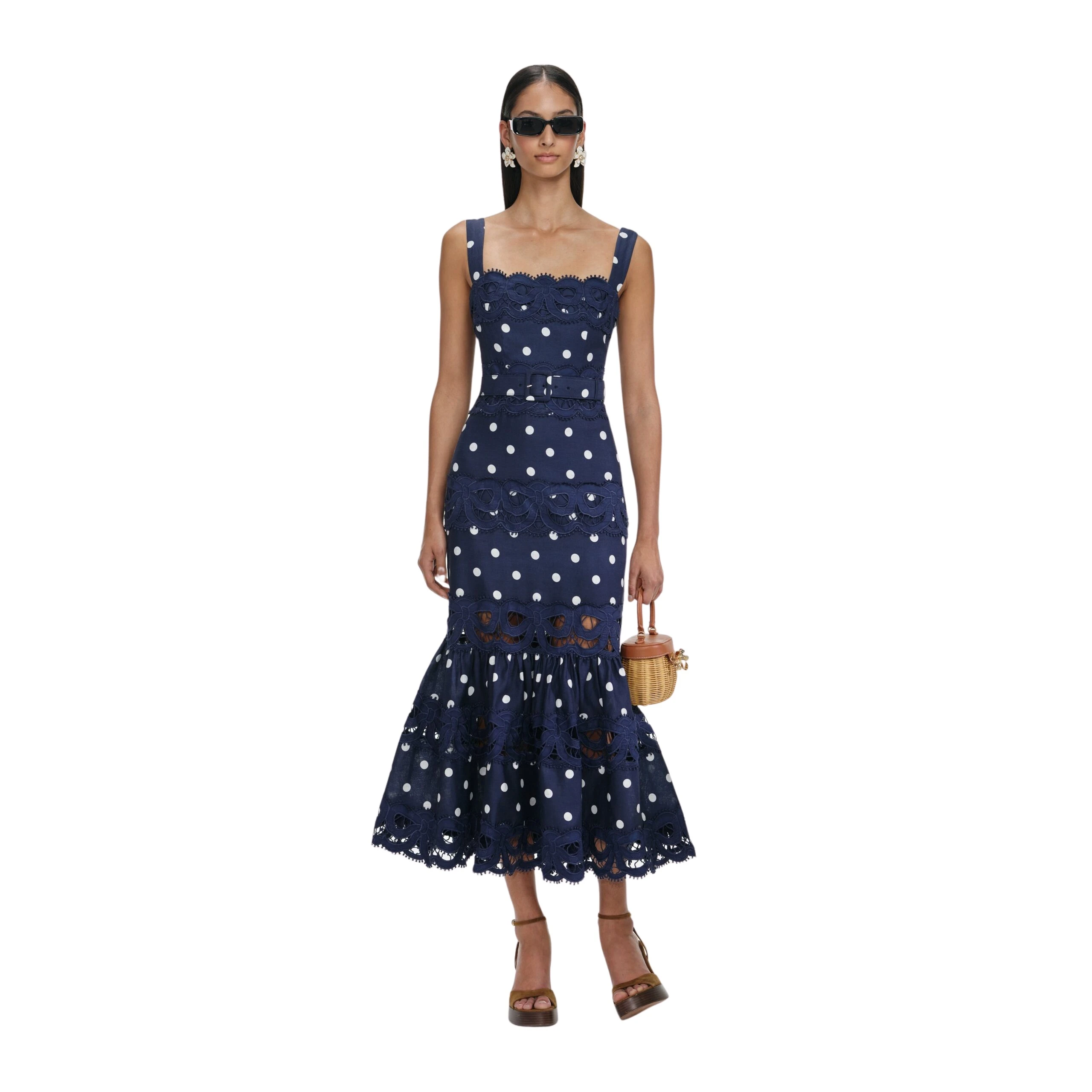 Self-Portrait-Navy-Polka-Dot-Linen-Midi-Dress-2025-coveti-5-scaled66362_nobg Self Portrait Dresses luxury Clothing from Luxury Handbags Marketplace