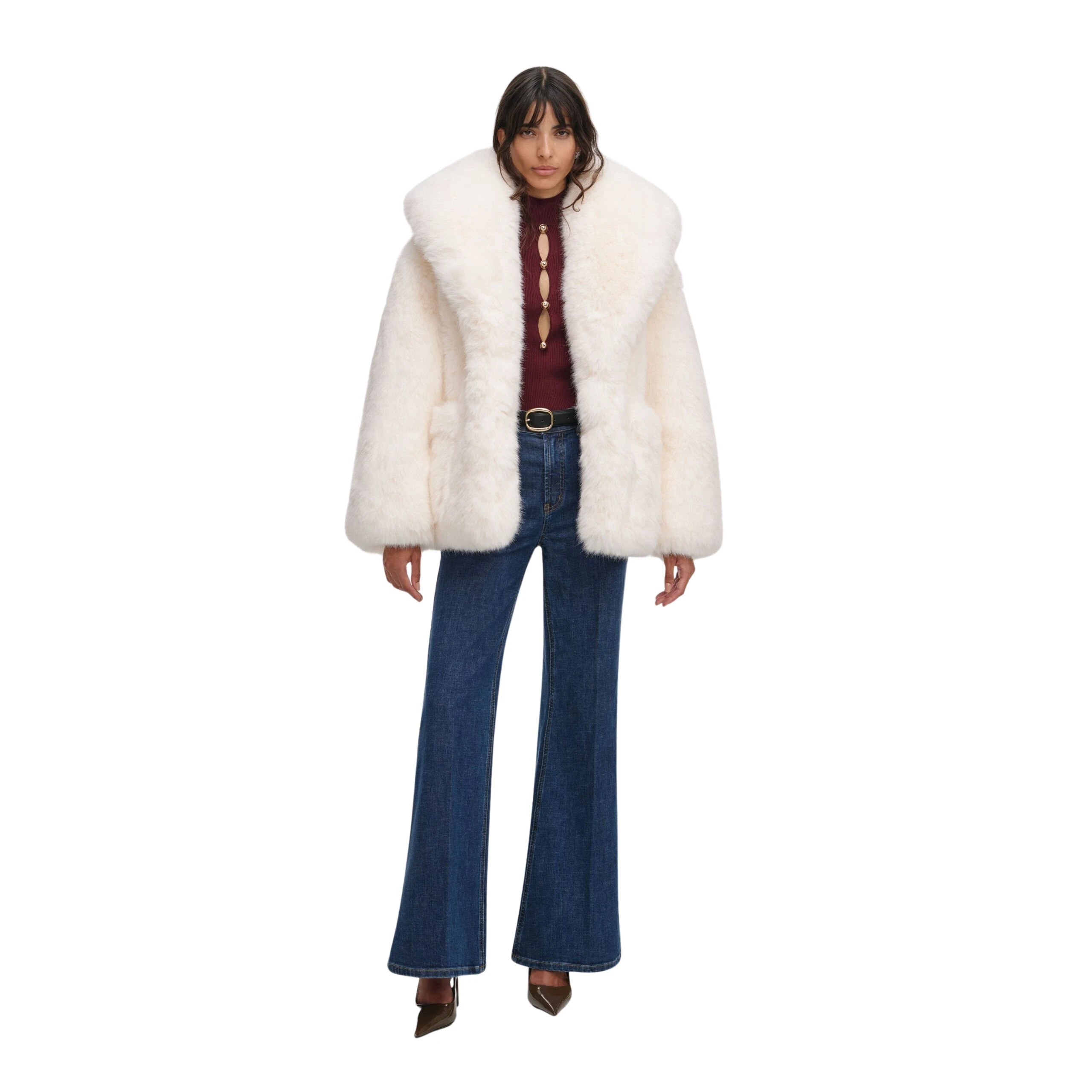Self-Portrait-White-Faux-Fur-Coat-2025-coveti-5-scaled45441_nobg Self Portrait Coats luxury Clothing from Luxury Handbags Marketplace