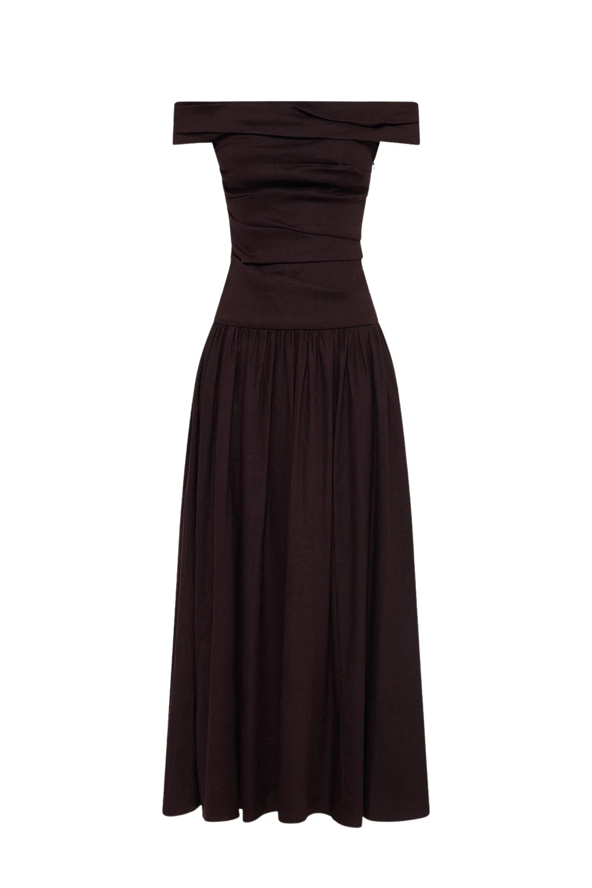 Shona-Joy-Brooks-Off-Shoulder-Maxi-Dress-2025-coveti16567_nobg Shona Joy Brown Dresses luxury Clothing from Luxury Handbags Marketplace