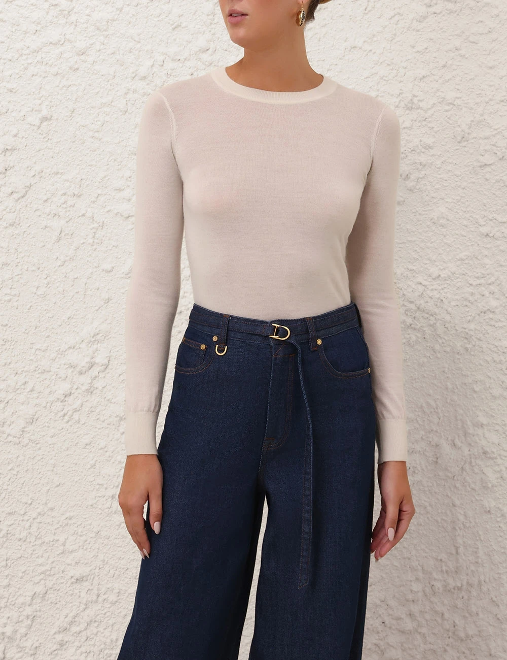 Zimmermann Classic Crew Neck Sweater | Ready to Wear 2025 Collection Luxury Shoes Elevate your elegance in this Zimmermann Knitwear from the 2025 resort wear edit