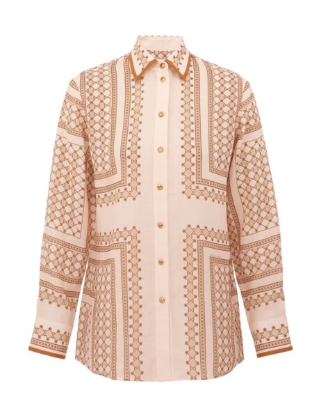 Elevate your elegance in this Zimmermann Tops   from the 2025 resort wear edit