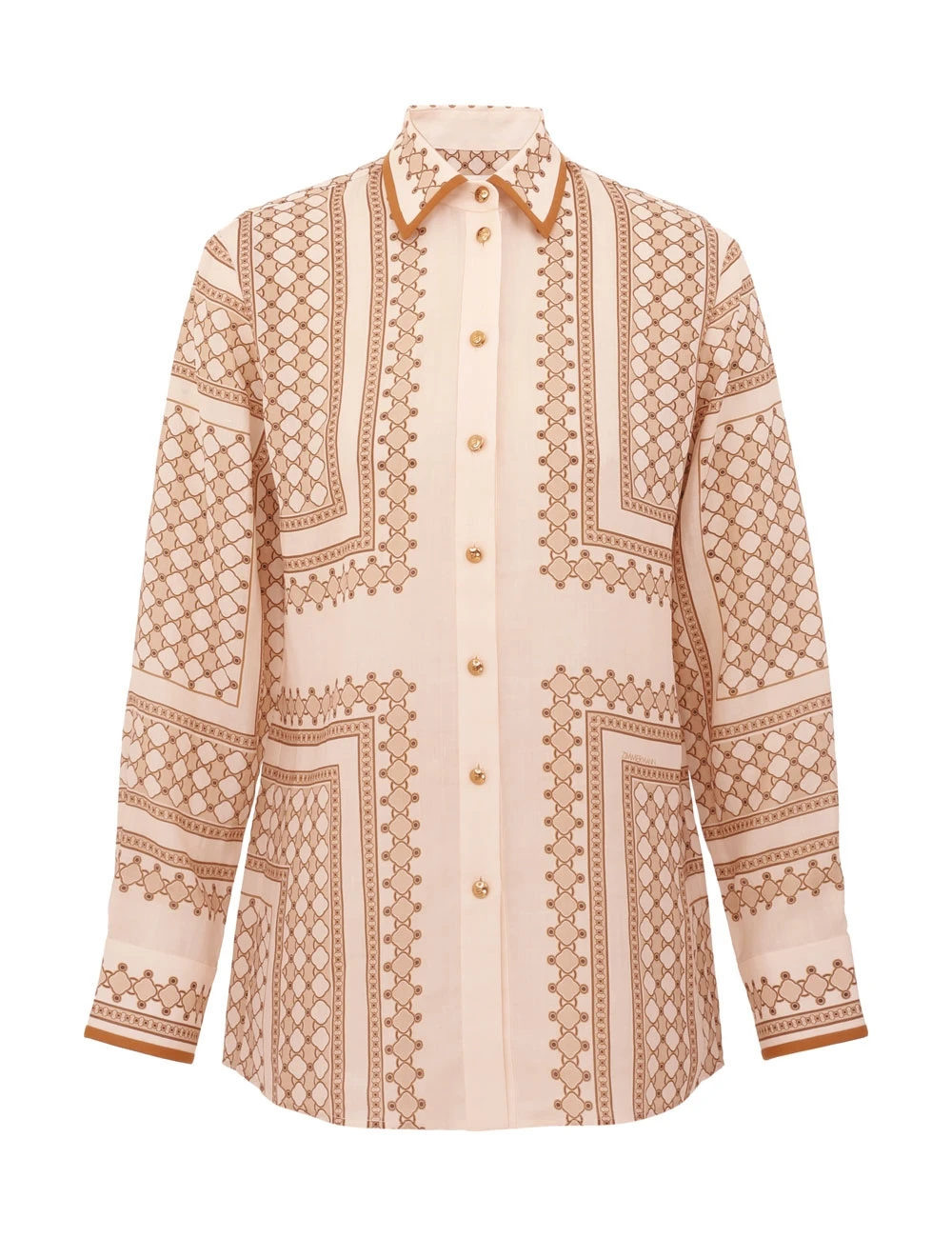 Zimmermann Fitted Shirt | Ready to Wear 2025 Collection Luxury Shoes Elevate your elegance in this Zimmermann Tops from the 2025 resort wear edit