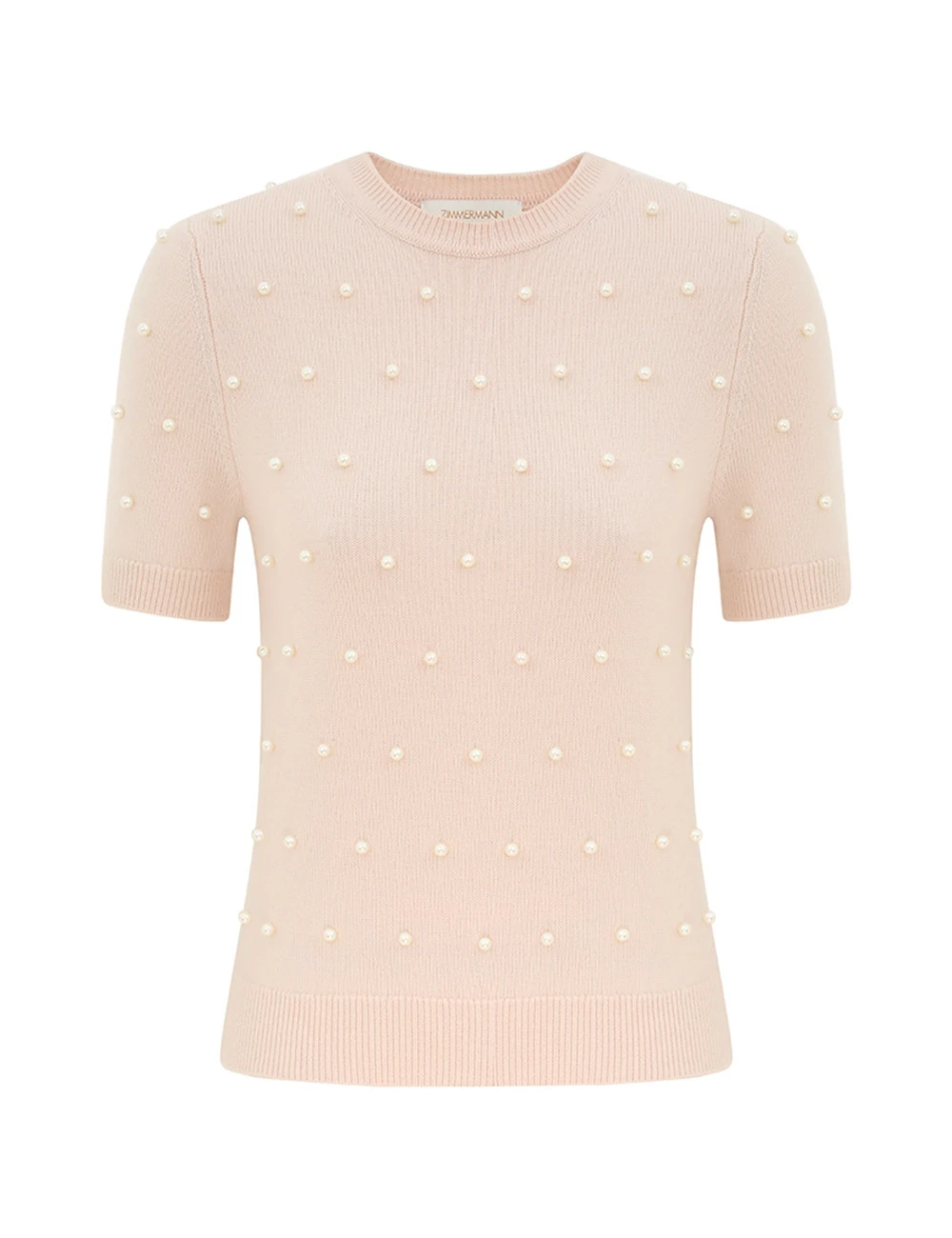 Zimmermann Hypnotic Beaded Knit Tee | Ready to Wear 2025 Collection Luxury Shoes Elevate your elegance in this Zimmermann Tops from the 2025 resort wear edit