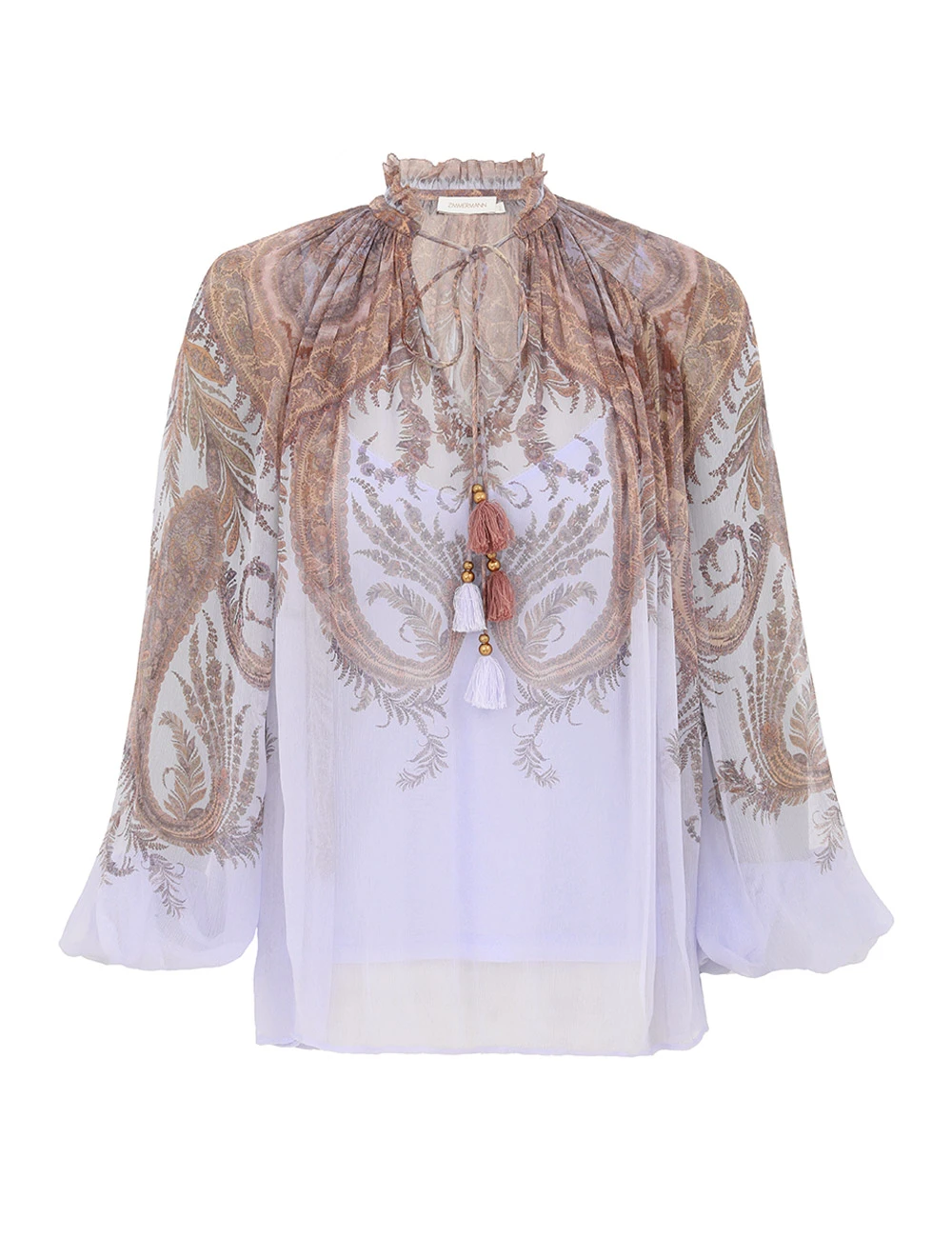 Zimmermann Hypnotic Billow Blouse | Ready to Wear 2025 Collection Luxury Shoes Elevate your elegance in this Zimmermann Tops from the 2025 resort wear edit