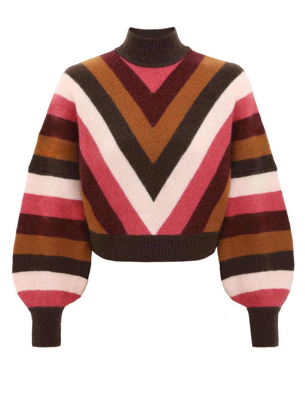 Zimmermann Hypnotic Chevron Sweater | Ready to Wear 2025 Collection Luxury Shoes Elevate your elegance in this Zimmermann Knitwear from the 2025 resort wear edit