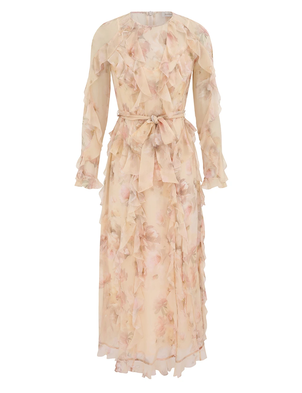 Zimmermann Hypnotic Frill Maxi Dress | Ready to Wear 2025 Collection Luxury Shoes Elevate your elegance in this Zimmermann Dresses from the 2025 resort wear edit