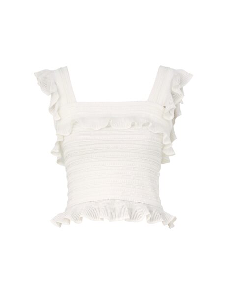 Elevate your elegance in this Zimmermann Tops   from the 2025 resort wear edit