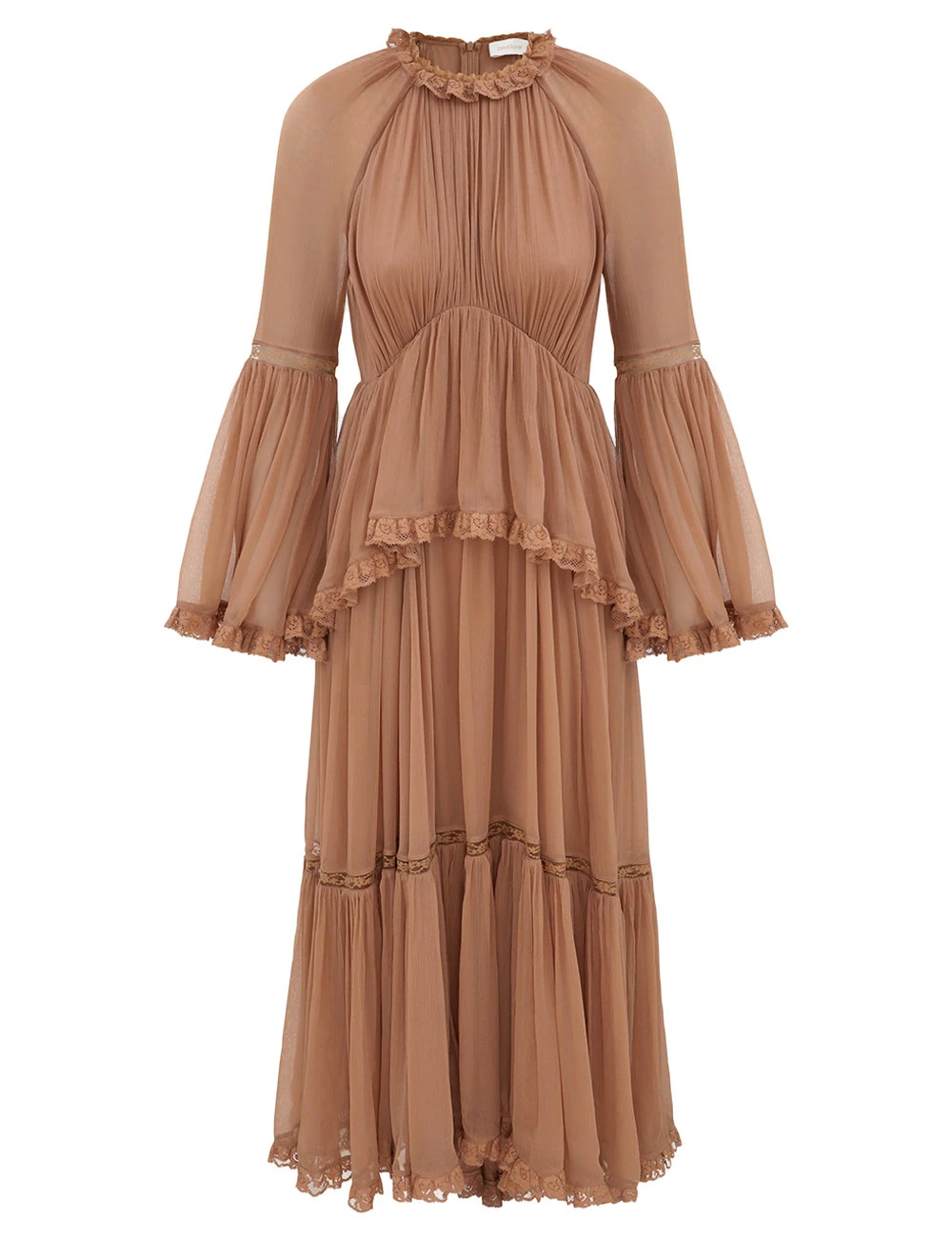 Zimmermann Hypnotic Peplum Flutter Dress | Ready to Wear 2025 Collection Luxury Shoes Elevate your elegance in this Zimmermann Dresses from the 2025 resort wear edit