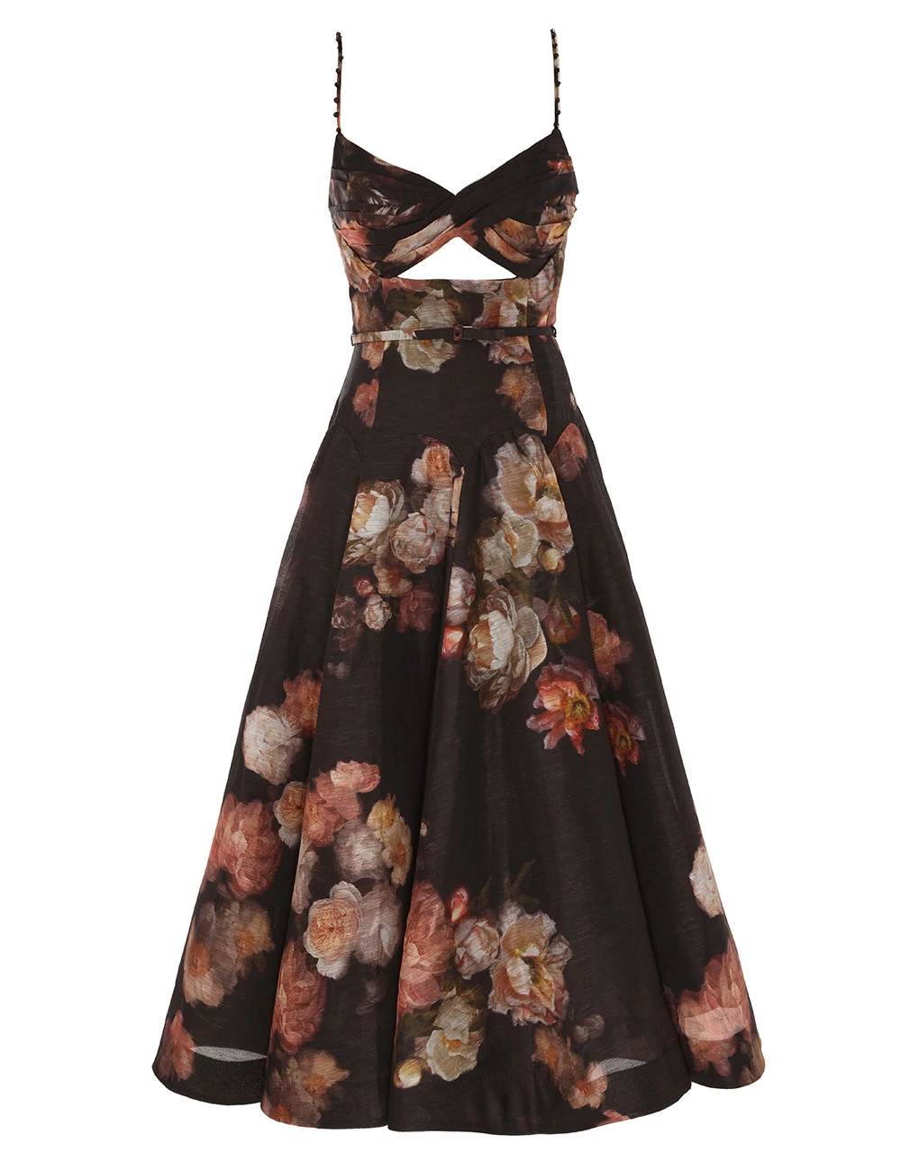 Zimmermann Hypnotic Twist Midi Dress | Ready to Wear 2025 Collection Luxury Shoes Elevate your elegance in this Zimmermann Dresses from the 2025 resort wear edit