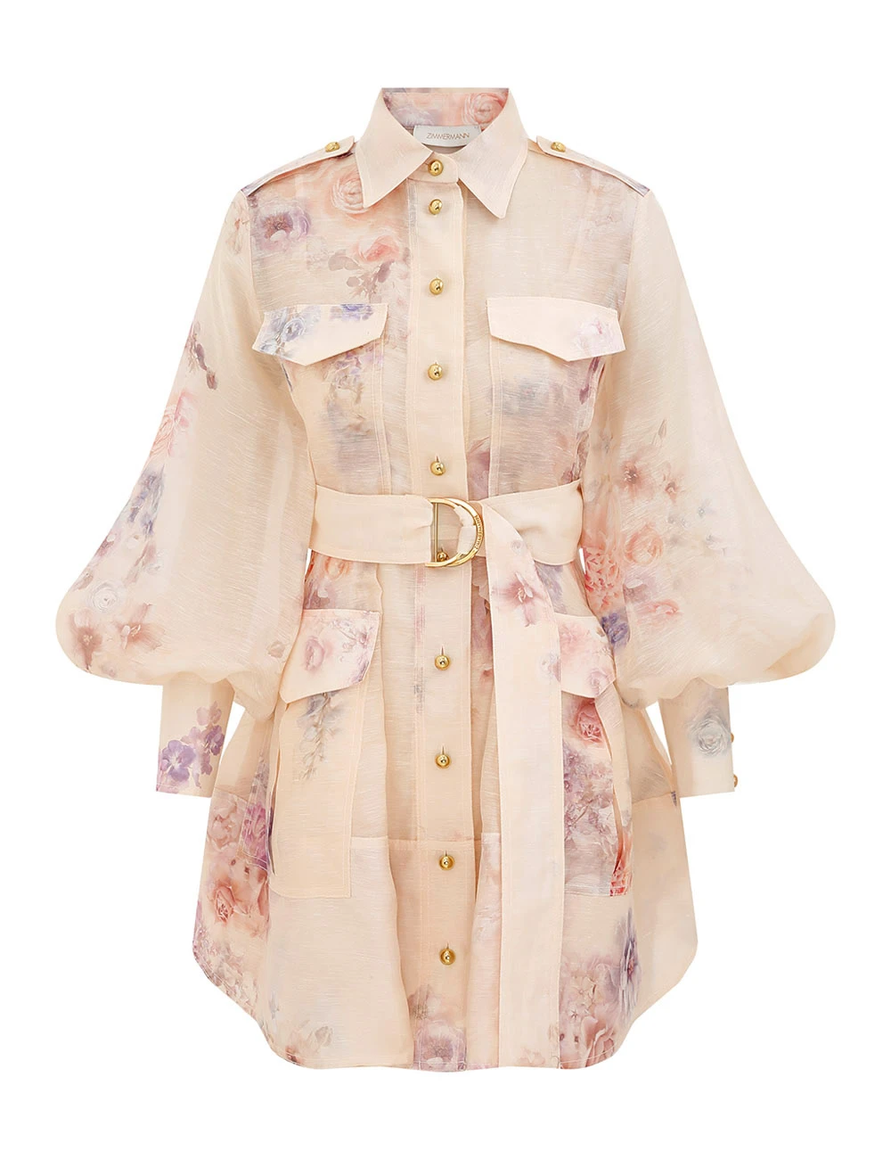 Zimmermann Hypnotic Utility Mini Dress | Ready to Wear 2025 Collection Luxury Shoes Elevate your elegance in this Zimmermann Dresses from the 2025 resort wear edit