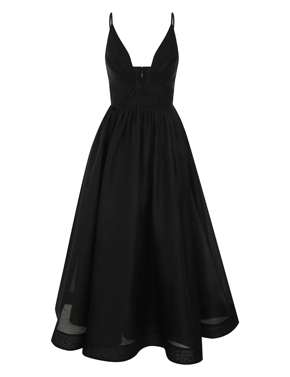 Zimmermann Hypnotic V Neck Midi Dress | Ready to Wear 2025 Collection Luxury Shoes Elevate your elegance in this Zimmermann Dresses from the 2025 resort wear edit